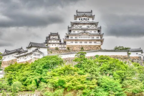 Die Burg Himeji in Japan