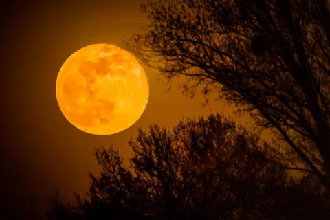 The super moon in April 2020