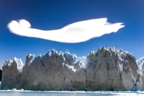 NFT 017: The Perito Moreno Glacier in Patagonia with cloud