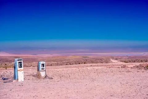 NFT 019: An abandoned gas station in the Atacama Desert