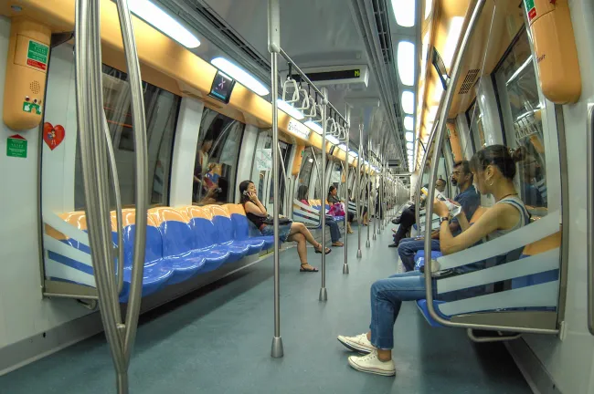 Die sauberste U-Bahn der Welt