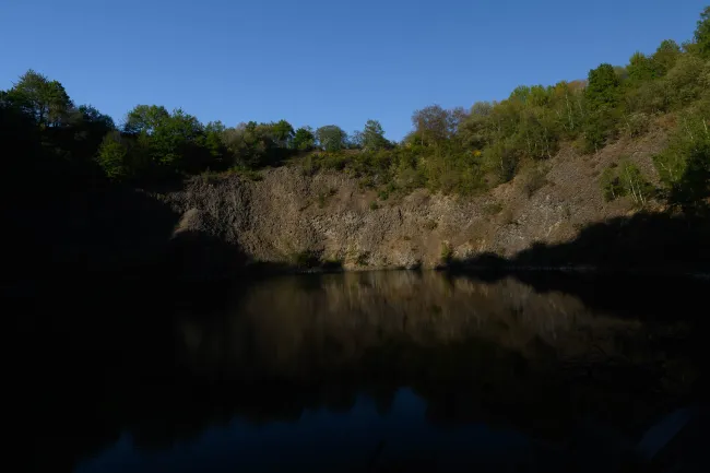 The basalt lake in Eulenberg (-2 exposure values)