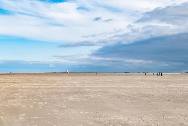 The beach at St. Peter-Ording