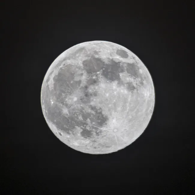 The super moon with little post-processing