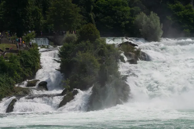 The Rhine Falls near Schaffhausen