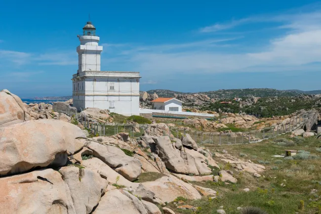 The lighthouse at Capo Ferro