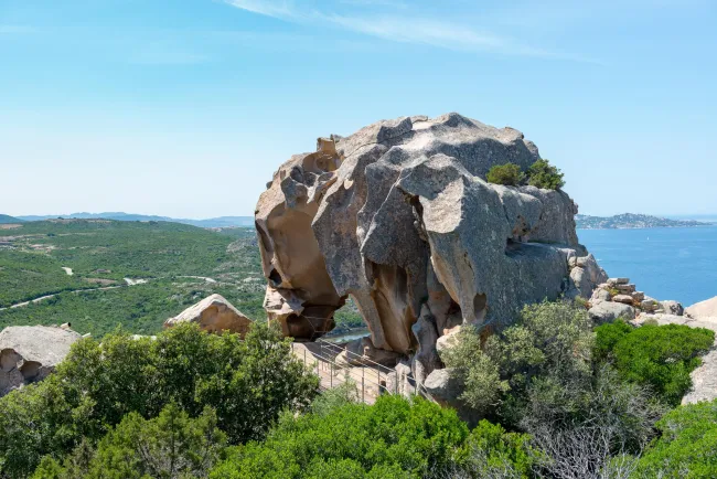 The bear rock at the "Capo d'Orso" - symbol of Northern Sardinia