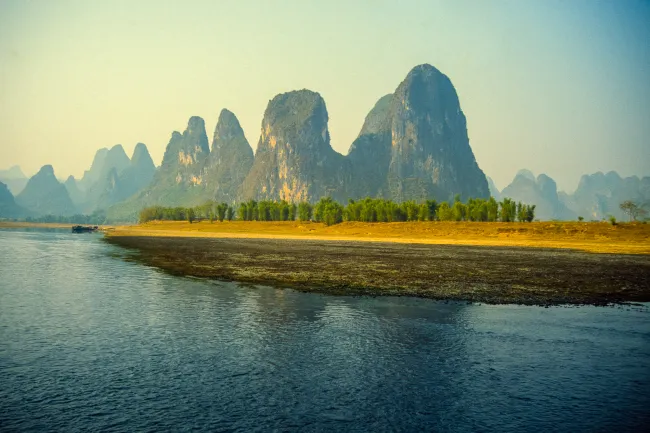 Die Karstlandschaften am Li-Fluss bei Guilin