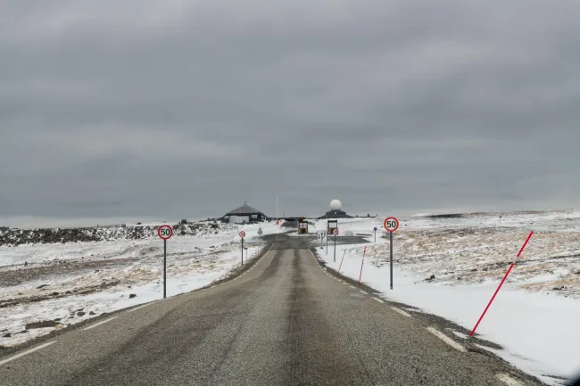 The last kilometers to the North Cape over snow and ice