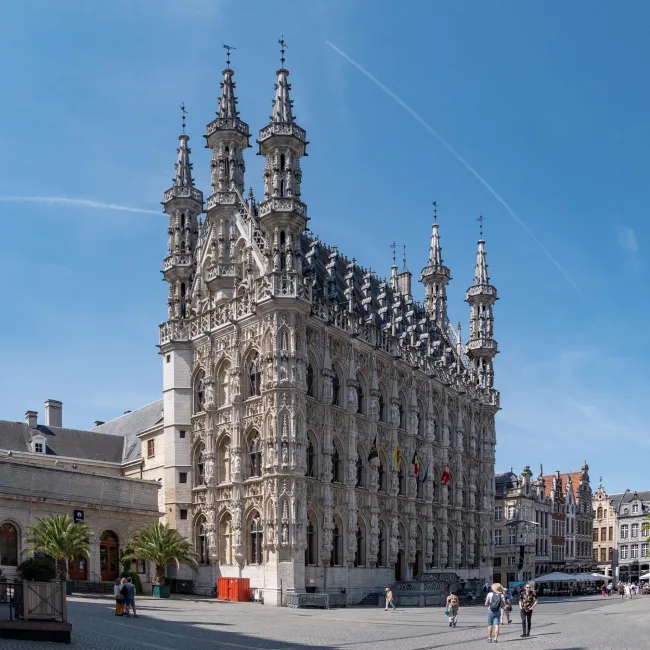 The town hall of Leuven in Belgium