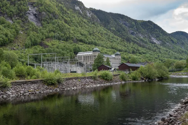 Hydroelectric power station Såheim in Rjukan