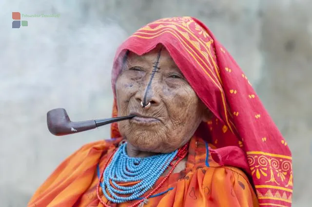 Elderly woman of the kuna