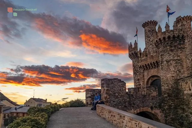 Die Burg der Templer in Bonferrada