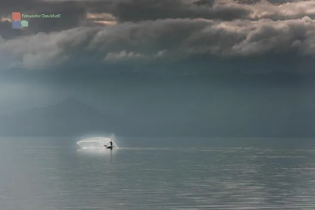 NFT 009: A fisherman on Lake Catemaco in Mexico