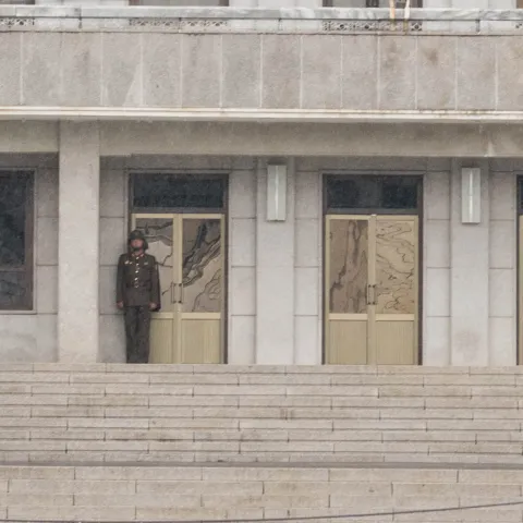 Soldat in Nordkorea