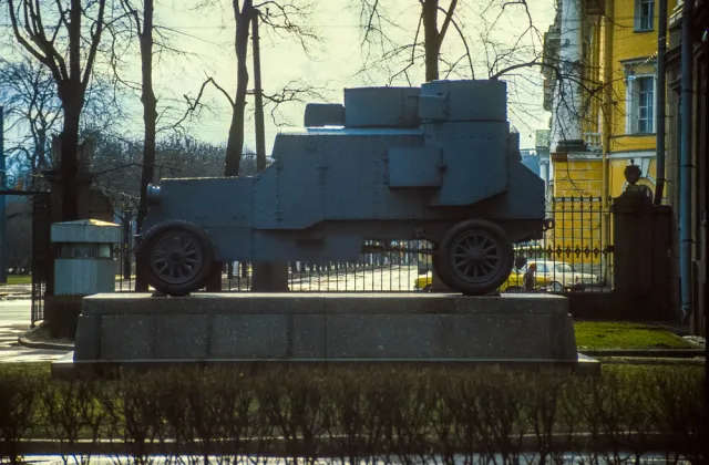 Armored car as a monument