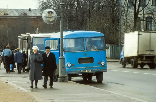 Menschen in Leningrad 1991