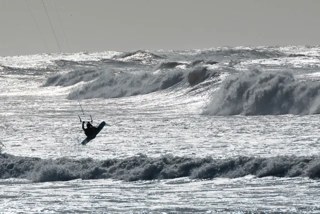 Kitesurfer in Barra