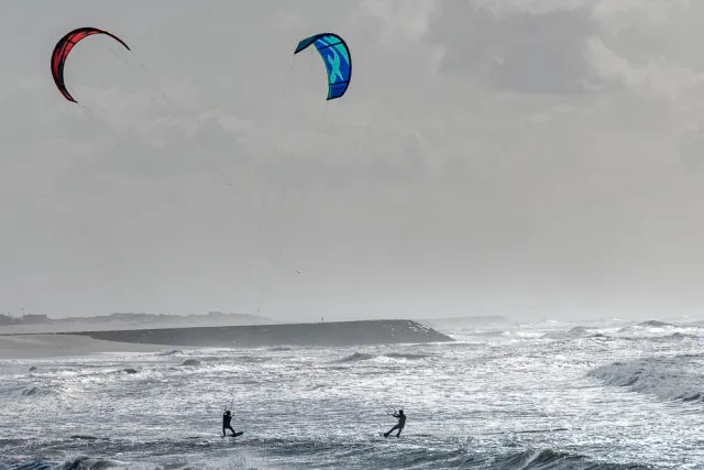 Kitesurfer in Barra