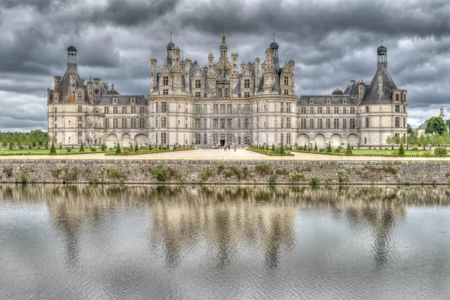 Schloss Chambord als HDR-Bild