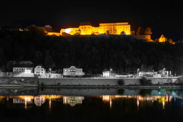 Die Feste in Passau über der Donau