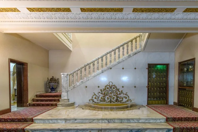 Marble stairs to the upper floors