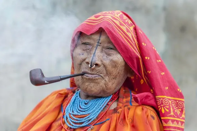 Ältere Frau der Kuna
