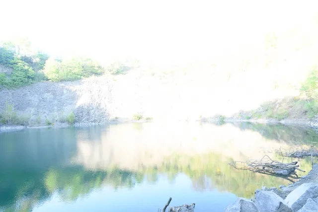 The basalt lake in Eulenberg (+4 exposure values)
