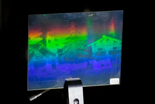 Regenbogen-Hologramm