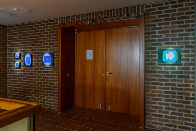 Holograms in the town hall of Pulheim