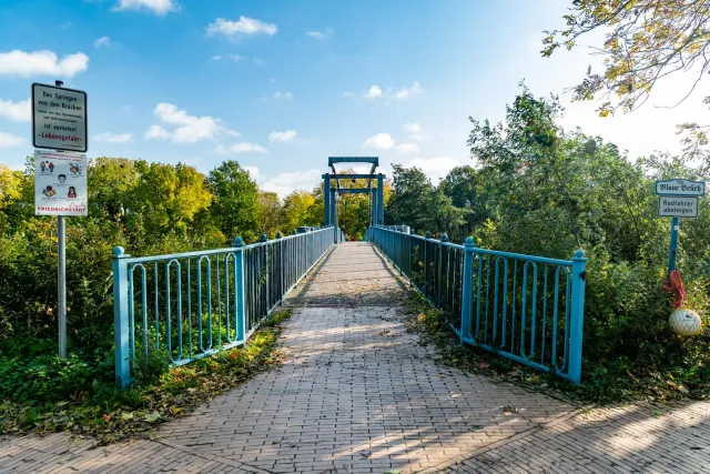 The blue bridge