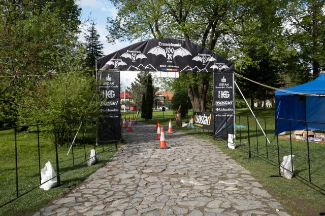 Start and finish of the Transylvania at Bran Castle