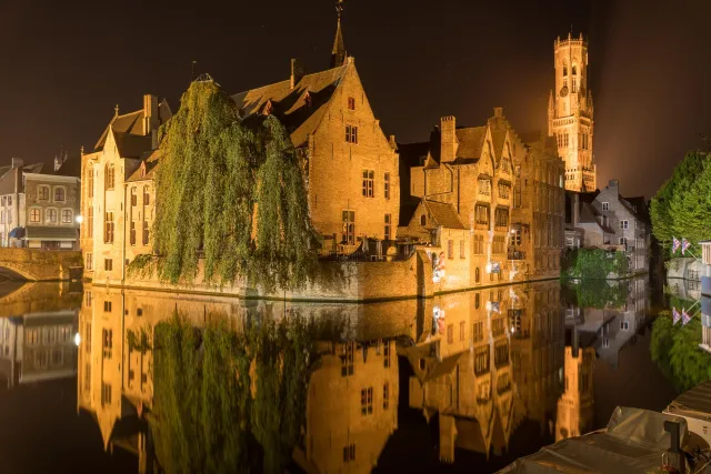 The Rozenhoedkaai in Bruges