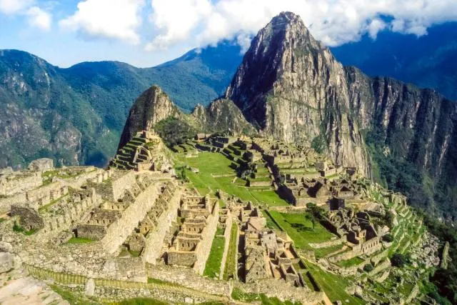 Machu Picchu in the Andes
