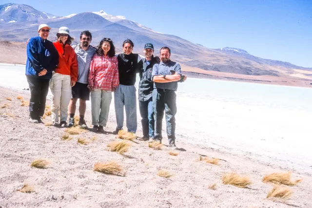 At Salar de Atacama