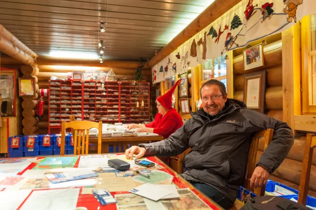 Im Shop des Weihnachtsmanns am Polarkreis
