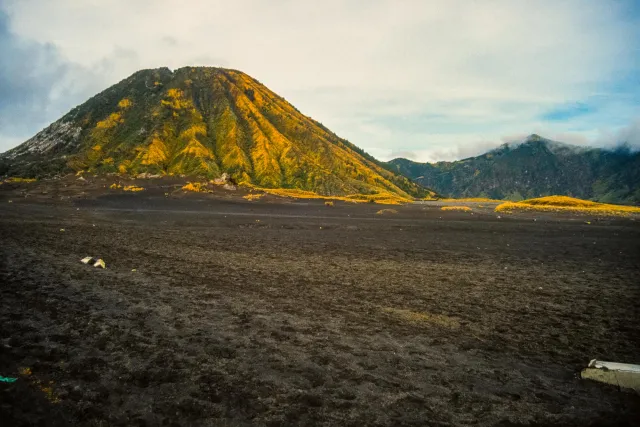 Bromo and the plain