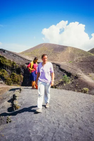Auf dem Kraterrand des Batur