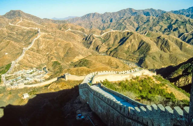 The Great Wall in northern China