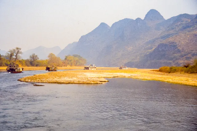 Die Karstlandschaften am Li-Fluss bei Guilin