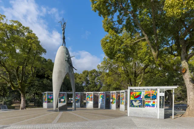 Das "Children`s Peace Monument" in Hiroshima