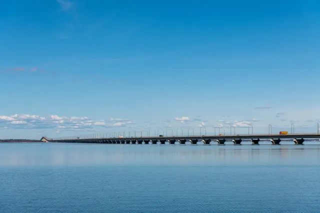 Die längste Brücke Schwedens von Kalmar nach Öland