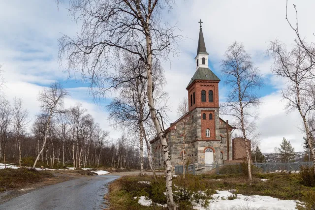 Kirkkotuvat - the last church before the border with Norway