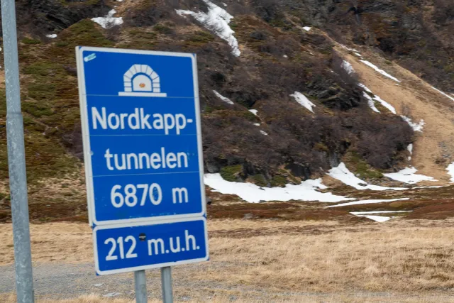 The tunnel to the "North Cape Island"