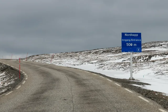 The last kilometers to the North Cape over snow and ice