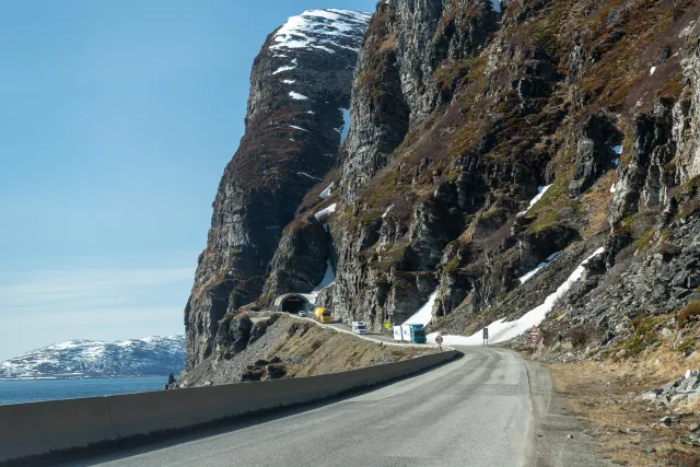 Tunnel zwischen Nordkap und Alta