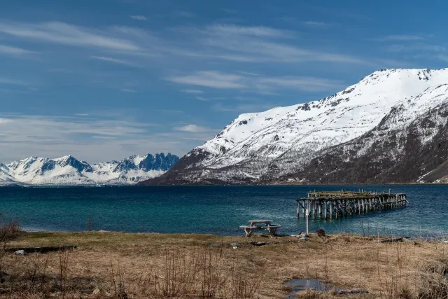 Fahrt zu den Lyngenfjordalpen