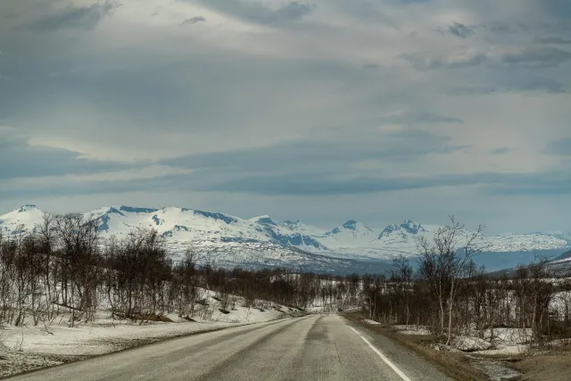 Unterwegs zwischen Lyngenfjord und Narvik