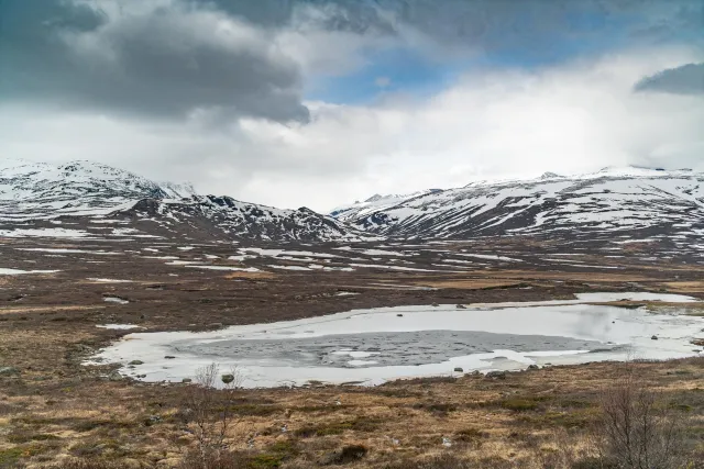 The landscapes of the Valdresflye mountain plateau