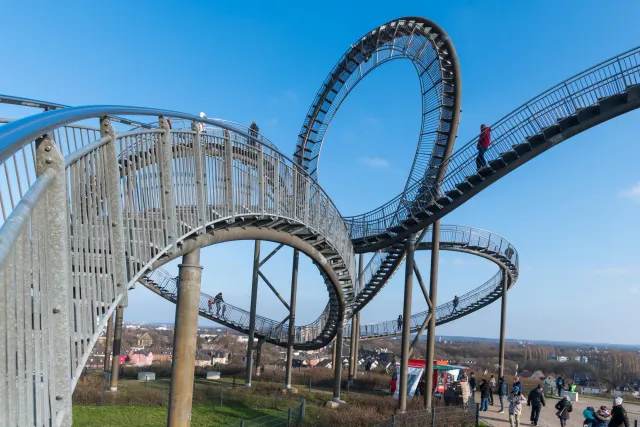 Tiger and Turtle by day on the Heinrich-Hildebrand-Höhe in Duisburg